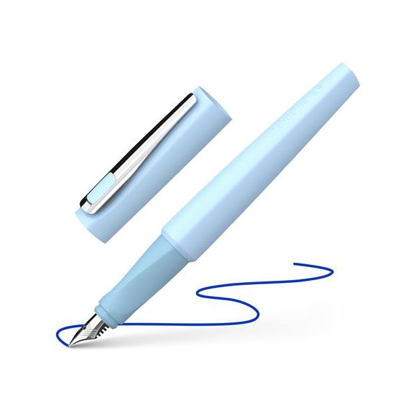 Plniace pero, veľkosť M, SCHNEIDER "Tomo", ľadovo modrá