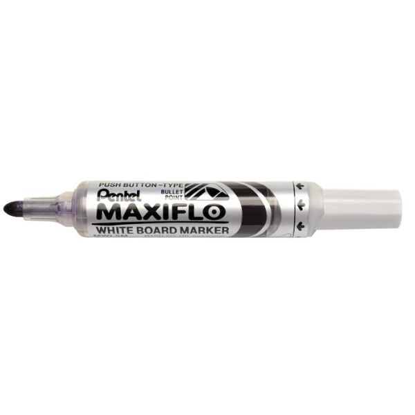 Popisovač na tabule, 2,5 mm, kužeľový hrot, PENTEL "Maxiflo MWL5M", fialová