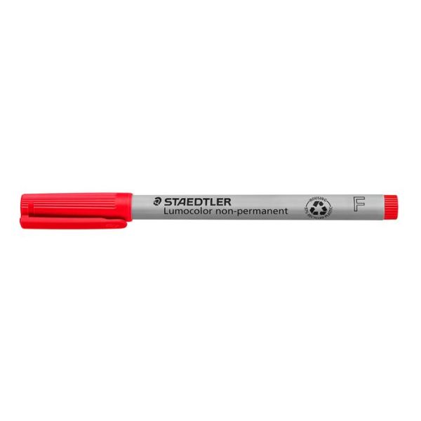 Nepermanentný popisovač, OHP, 0,6 mm, STAEDTLER "Lumocolor® 316 F", červená