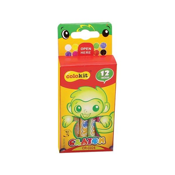 Voskovky, COLOKIT "Crayon", 12 rôznych farieb
