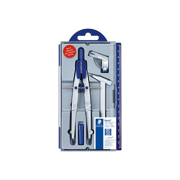 Kružidlo, sada, precízne, 4-kusové, STAEDTLER "Noris 550 02"