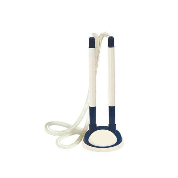 Klientske pero, 0,7 mm, modré telo pera, dvojité, FLEXOFFICE "Smart Holder", modré