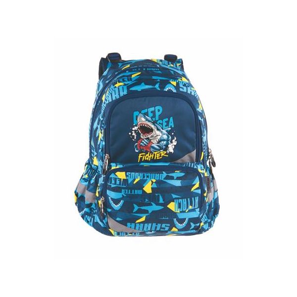 Batoh, anatomický, PULSE "Anatomic Deep Sea Fighter", svetlomodrý-tmavomodrý