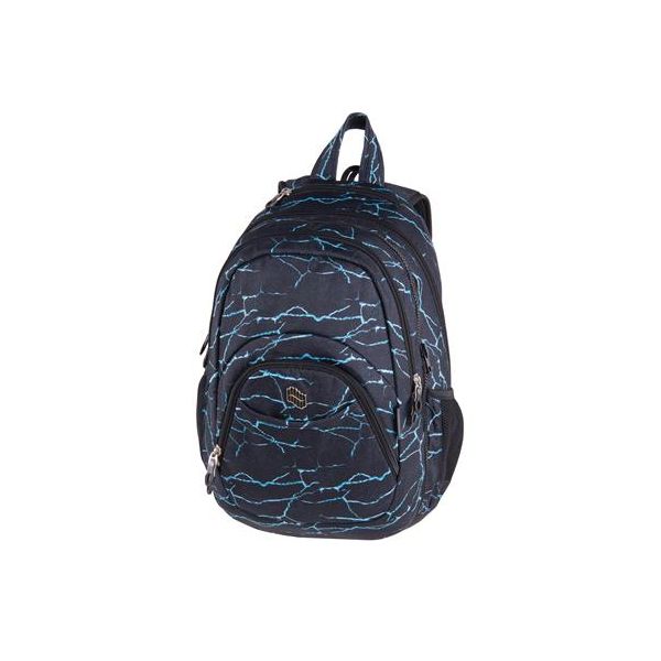 Batoh, 2in1, s priehradkou na notebook a s audio konektorom, PULSE "Teens Blue Lava"