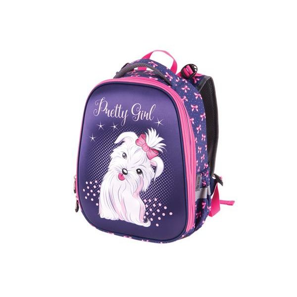 Batoh, anatomický, PULSE "Anatomic Cube Pretty Girl", fialový-ružový