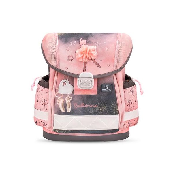 Školská taška, BELMIL "Classy Ballerina", čierna-ružová