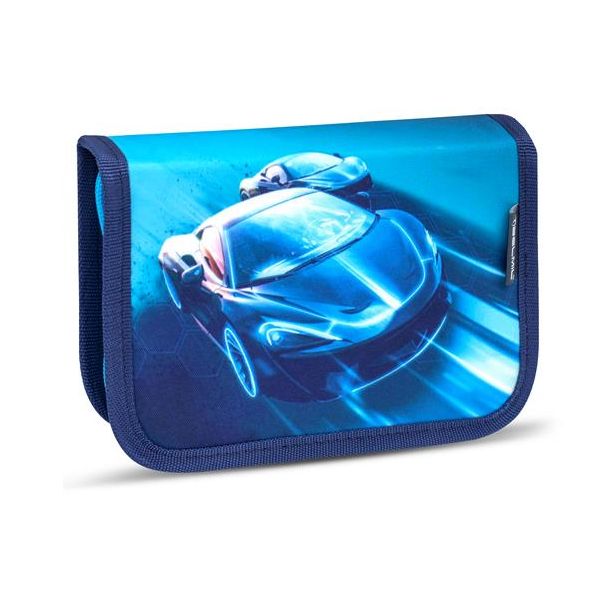 Peračník, 2 vyklápacie chlopne, BELMIL "Racing Blue Neon"