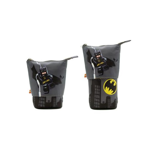 Peračník, na zips, pop-up, LEGO "Super Heroes Batman", sivý, vzorovaný