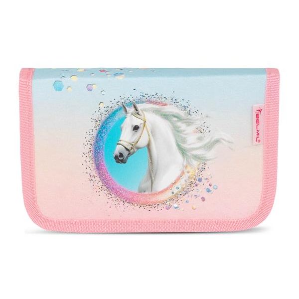 Peračník, 2 vyklápacie chlopne, na zips, BELMIL "Dream Hooves"