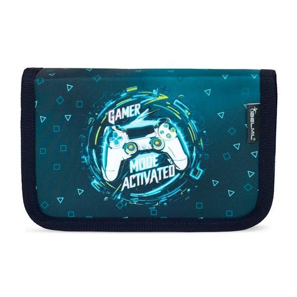 Peračník, 2 vyklápacie chlopne, na zips, BELMIL "Game Zone"