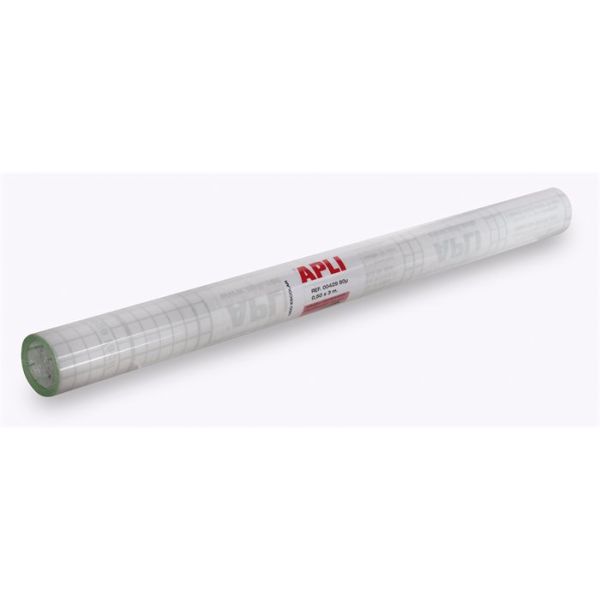 Samolepiaci obal na knihy, priehľadný, v rolke, 3 x 0,5 m, 80 mikrónov APLI