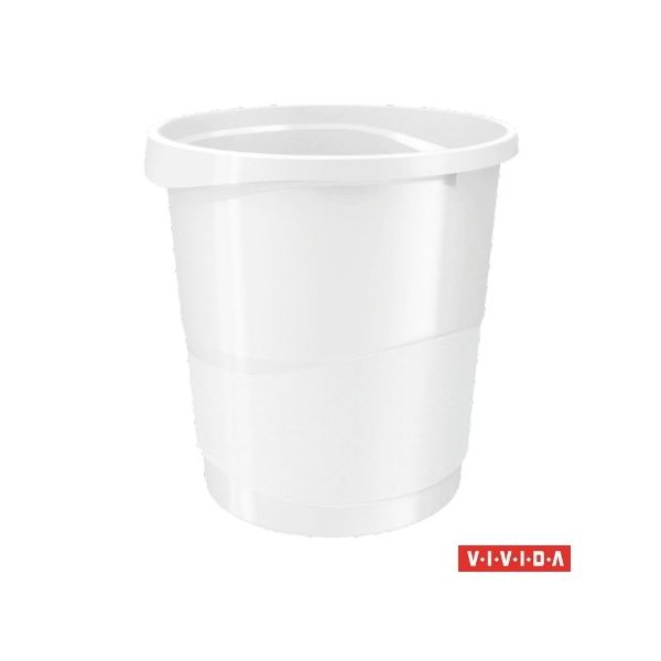 Odpadkový kôš, 14 l, ESSELTE "Europost", Vivida biela