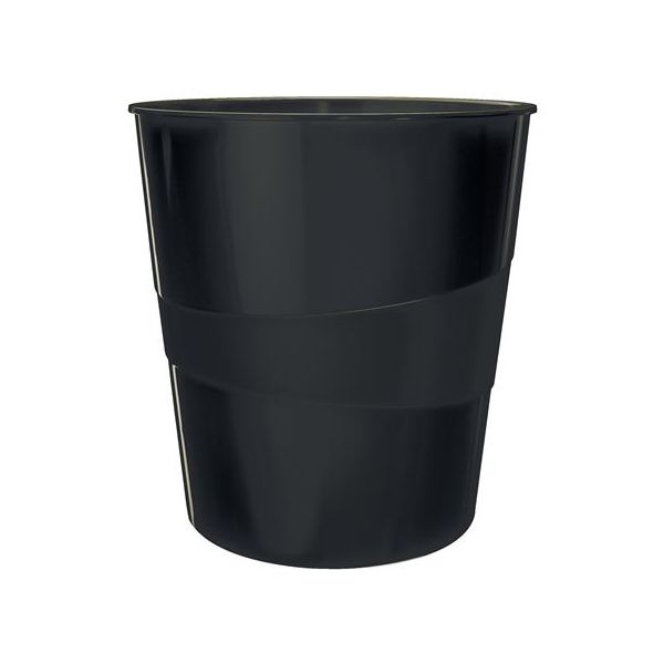 Odpadkový kôš, 15 litrový, LEITZ "Recycle", čierna