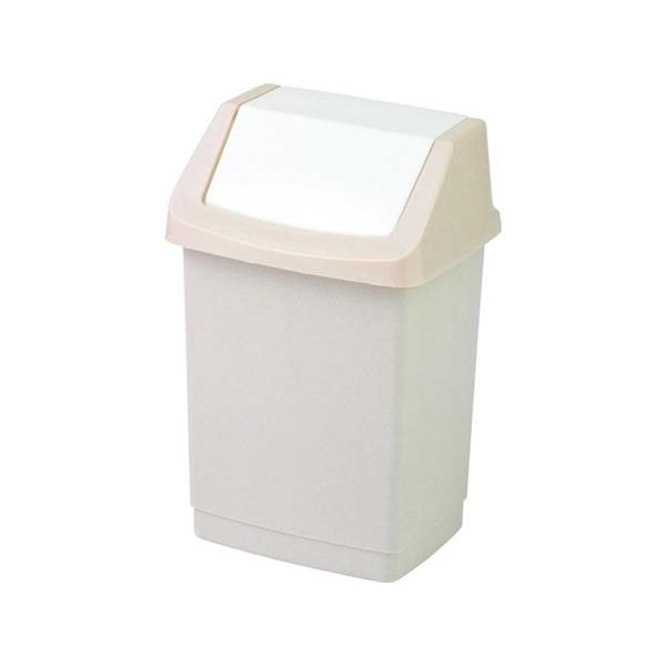 Odpadkový kôš s výklopným vekom,  50 l, CURVER "Click-It", savana