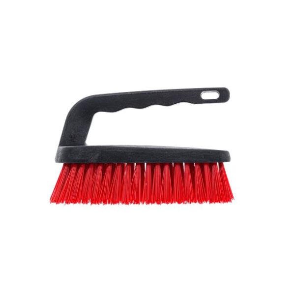 Čistiaca kefa s rukoväťou, BONUS, červená