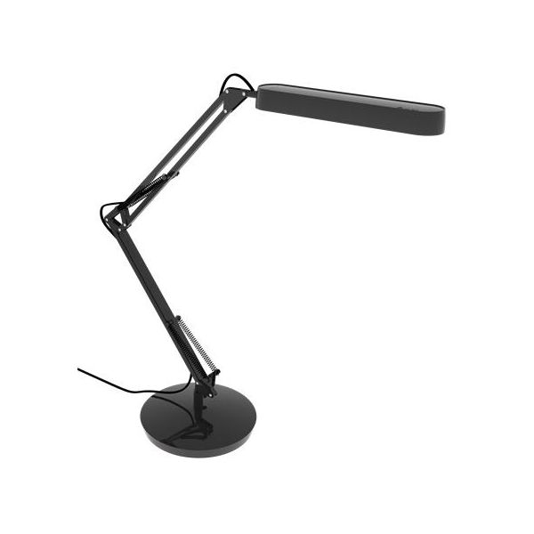 Stolová lampa, LED, 7 W, ALBA "Ledscope", čierna