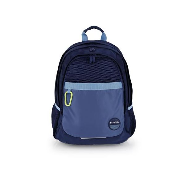 Školská taška, so zipsom, GABOL "Whisper", tmavomodrá