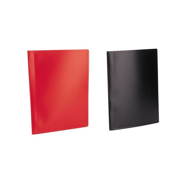 Katalógová kniha, 40 vreciek, A4, VIQUEL "Essentiel", čierna