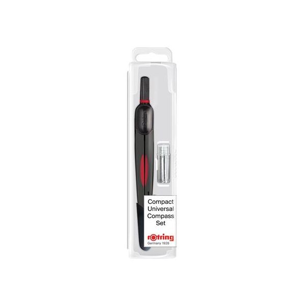 Kružidlo, kovové, s hrotom, univerzálne, ROTRING "Compact"