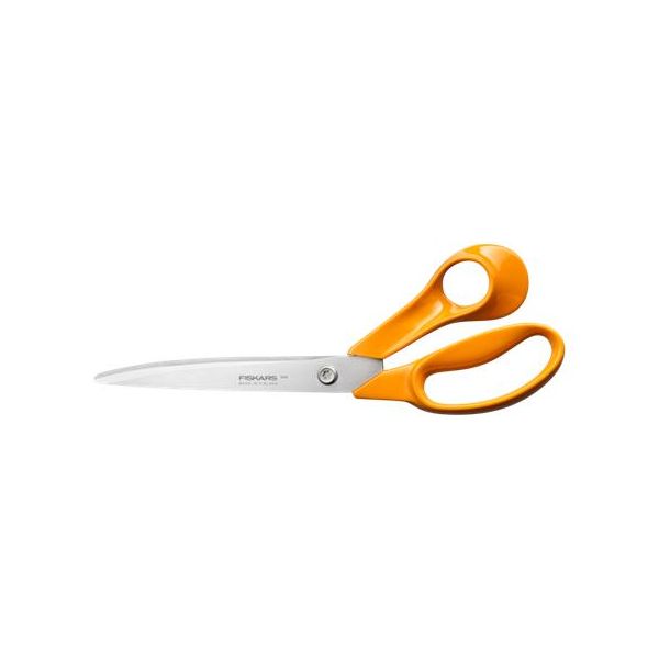 Nožnice, krajčírske, 25 cm, FISKARS "Classic", oranžové
