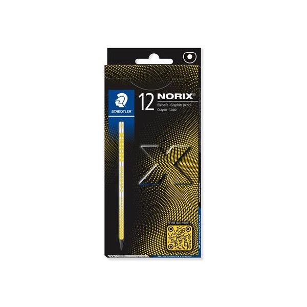Grafitová ceruzka, HB, STAEDTLER "Norix® 181", žltá, 12ks