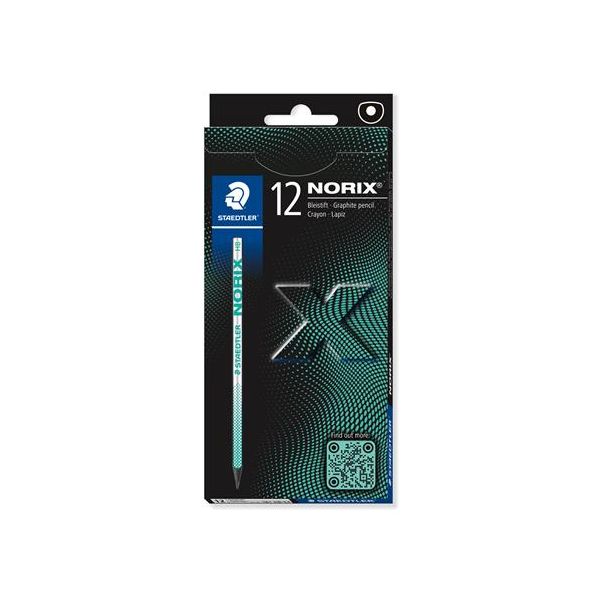 Grafitová ceruzka, HB, STAEDTLER "Norix® 181", zelená, 12ks