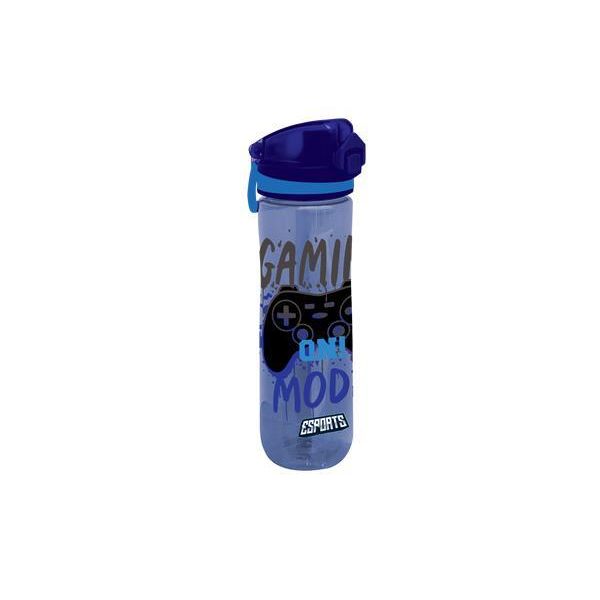 Fľaša, 600 ml, LIZZYSULI, Esports Gamer on duty, čierna