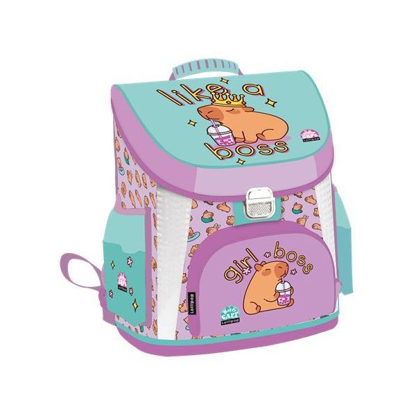 Školská taška, na ziús, pre 1-2. ročník, LIZZYSULI "Lollipop", Capybara