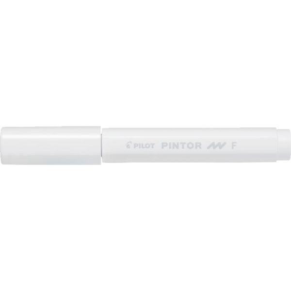 Dekoračný popisovač, 1 mm, PILOT "Pintor F", biela