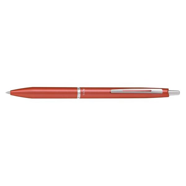 Guľôčkové pero, 0,32 mm, stláčací mechanizmus, kovovo červené telo, PILOT "Acro 1000", modré