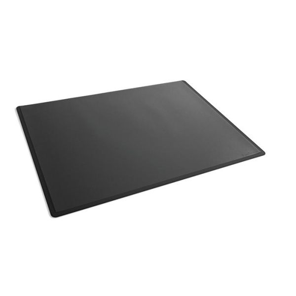 Podložka na stôl, 650x500 mm, PP, s priehľadnou krycou fóliou, DURABLE, čierna