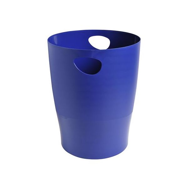 Odpadkový kôš, 15 l, PP, EXACOMPTA "Ecobin", tmavomodrý