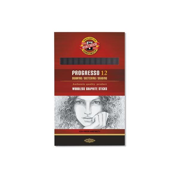 Grafitová ceruzka bezdrevná KOH-I-NOOR Progresso 6B