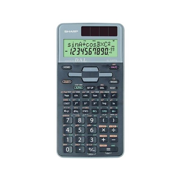 Kalkulačka, vedecká, 400 funkcií, SHARP "EL-520TGGY"