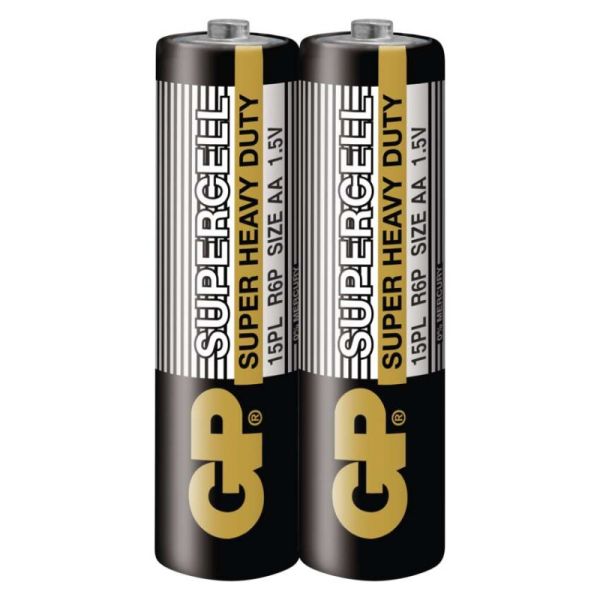 Zinko-uhlíková batéria GP Supercell R6 (AA), 2 ks