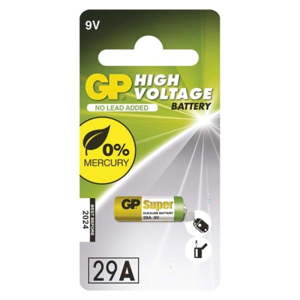 Alkalická špeciálna batéria GP 29AF (A32, L822) 9 V