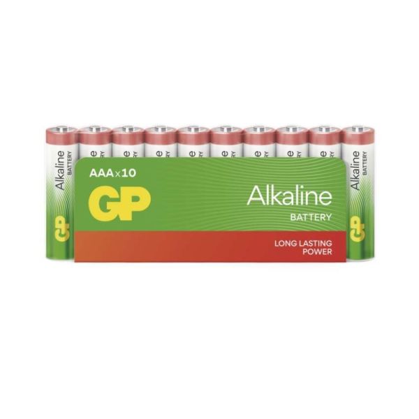 Alkalická batéria GP Alkaline LR03 (AAA), 10 ks