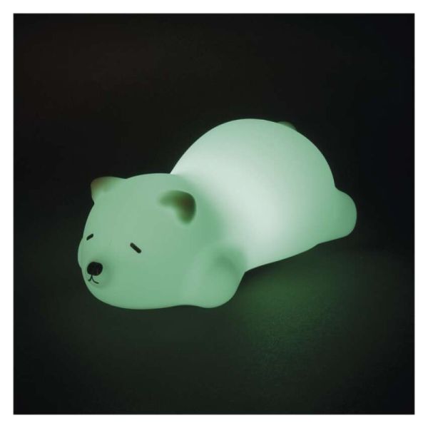 LED nočné svetlo medveď P3325, dobíjateľný