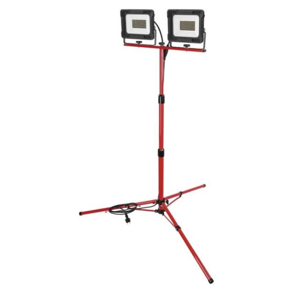 LED reflektor ELION, 2×50W + trojnožka, neutrálna biela