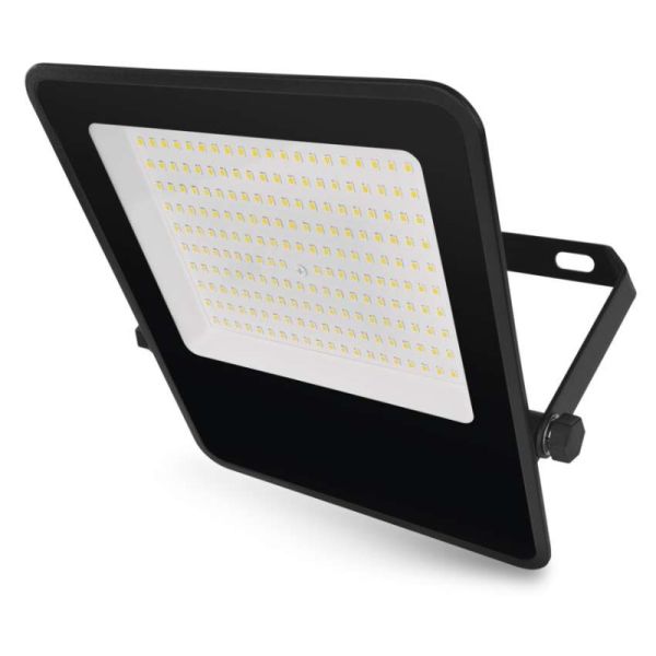 LED reflektor VISIO čierny, 100 W neutrálna biela