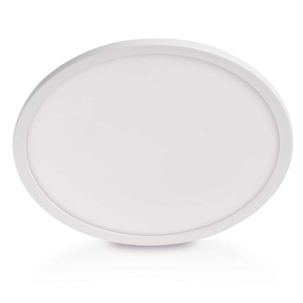 LED prisadené svietidlo FLORI okrúhle, biele, 18W, neutrálna biela
