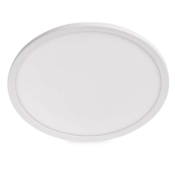 LED prisadené svietidlo FLORI okrúhle, biele, 22W, neutrálna biela
