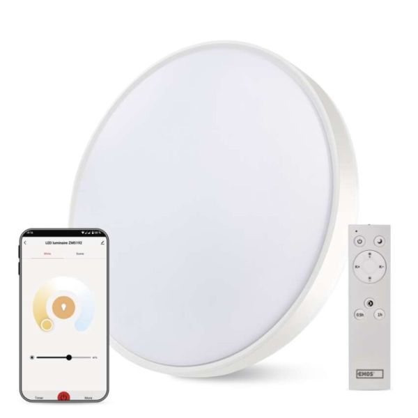 Inteligentné LED svietidlo GoSmart, prisadené, kruhové, 45W, CCT, stmievateľné, WiFi
