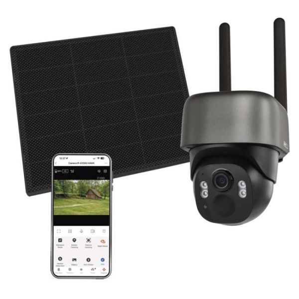 GoSmart Vonkajšia batériová kamera IP-6100G HAWK s 4G LTE a solárnym panelom
