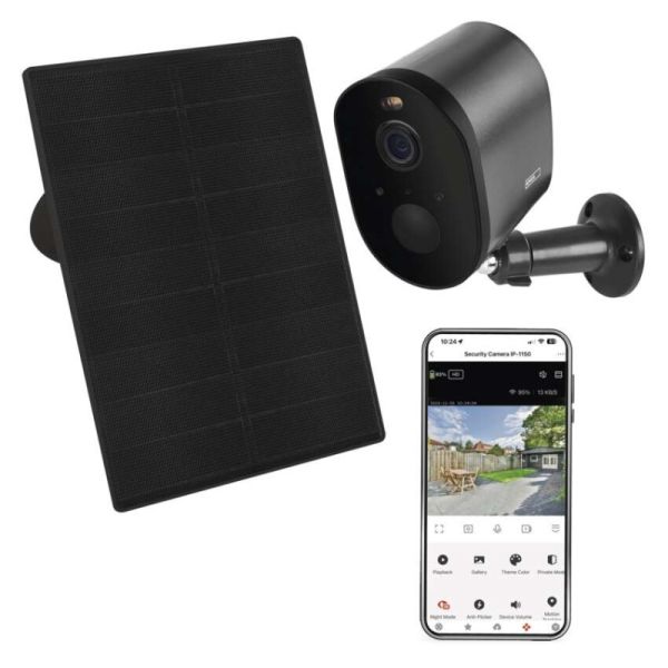 GoSmart Vonkajšia batériová kamera IP-1150G SNAP s WiFi a solárnym panelom