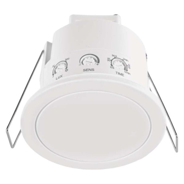 Mikrovlnný senzor prítomnosti IP20 24GHZ 2000W, biela