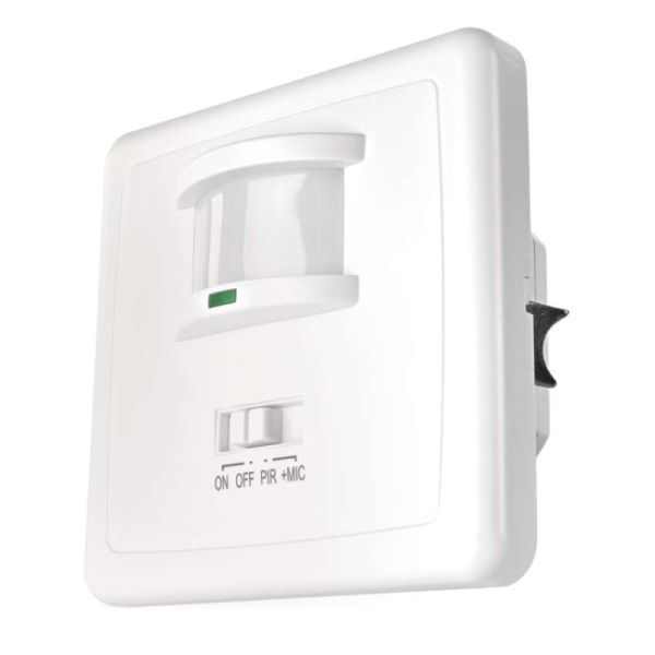 PIR senzor (pohybové čidlo) IP20 1200W, biela