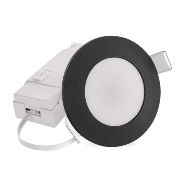 LED SVIETIDLO LORI VST. KR 4,5W 345LM IP65 CCT čierná