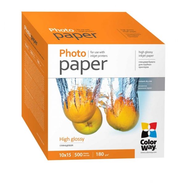 Fotopapier - 10 x 15 cm / 180g - lesklý, 500 ks v balení