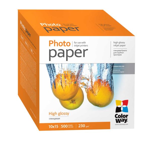 Fotopapier - 10 x 15 cm / 230g - lesklý, 500 ks v balení